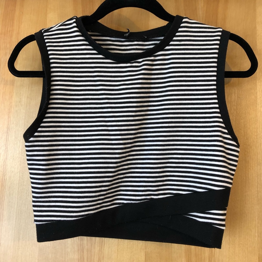 Striped Crop Top